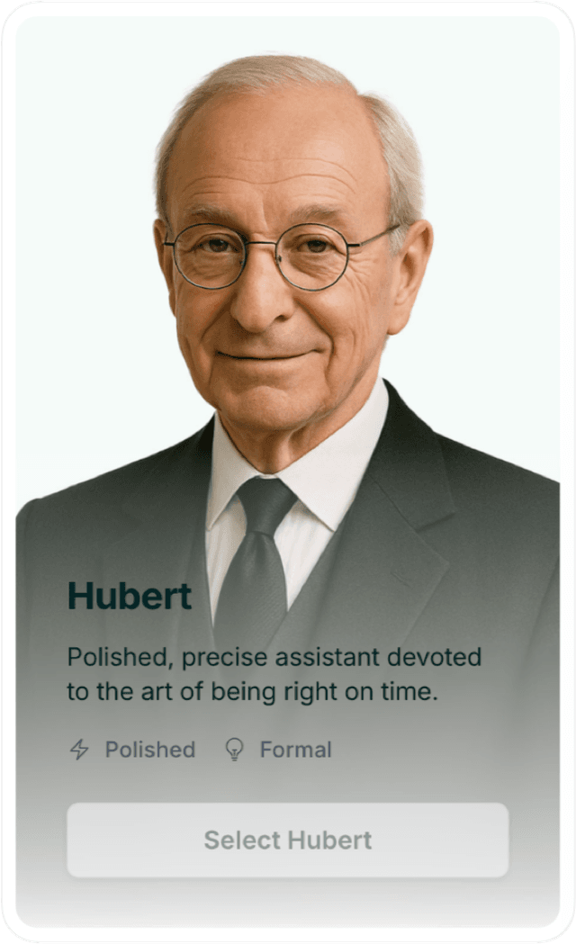 Hubert Assistant Card