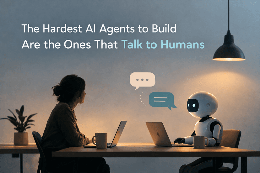 The Hardest AI Agents to Build Are the Ones That Talk to Humans