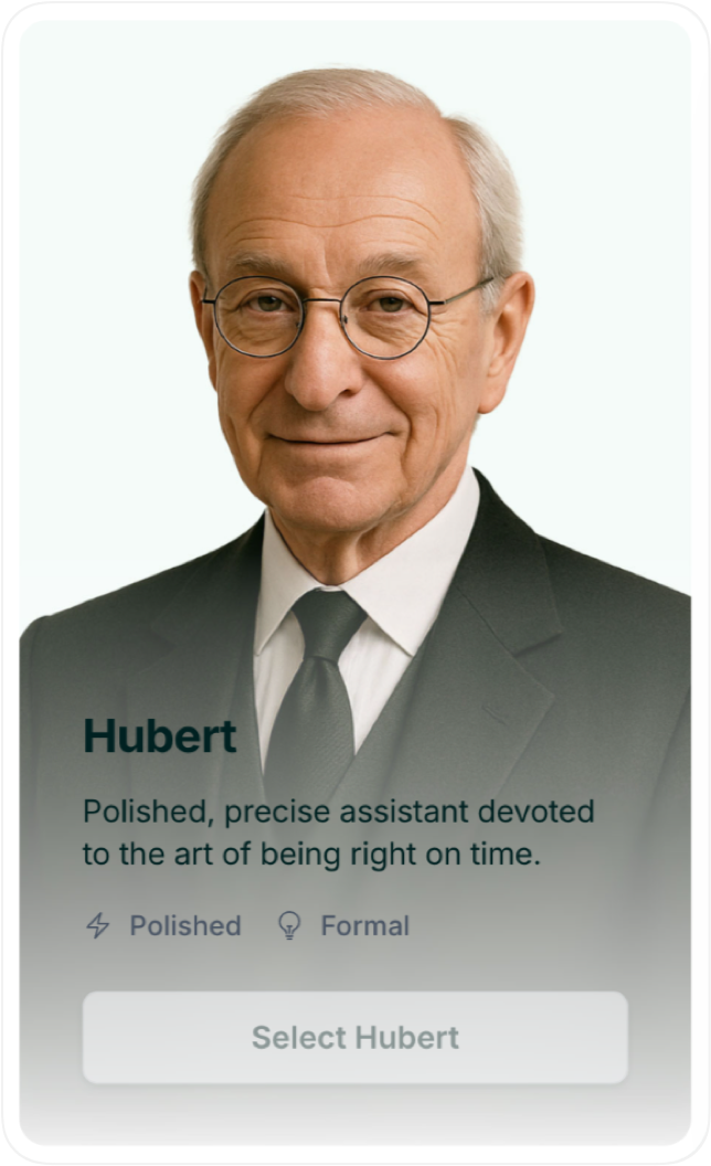 Hubert Assistant Card