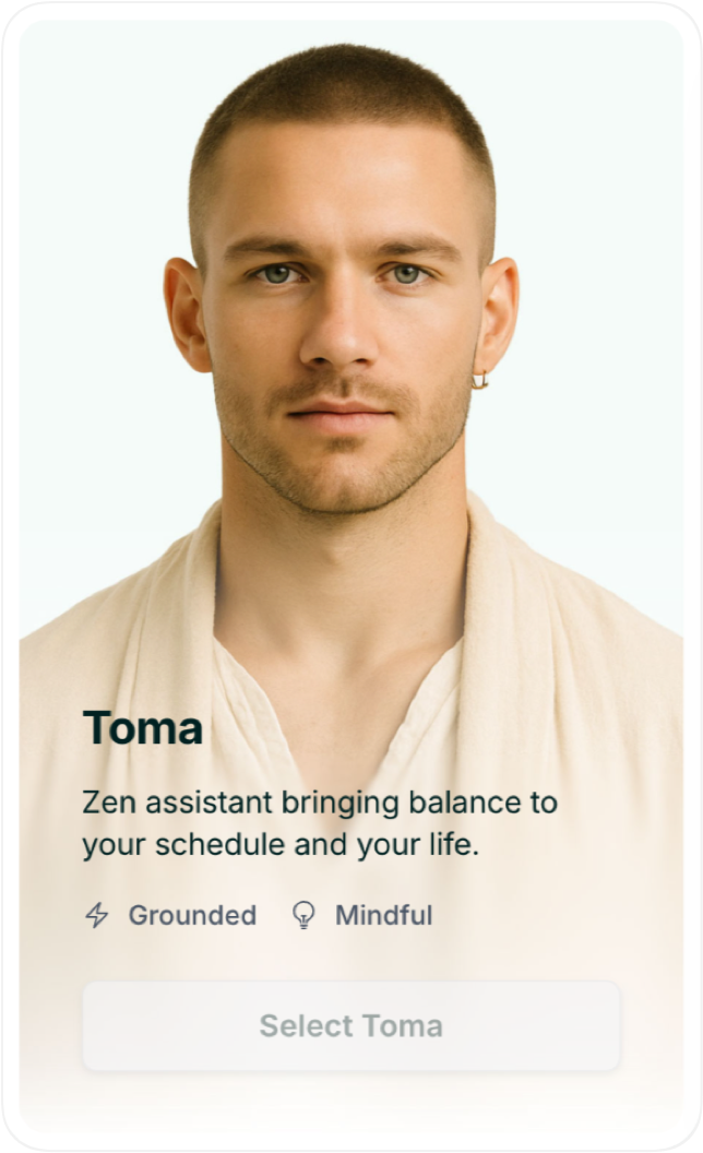 Toma Assistant Card