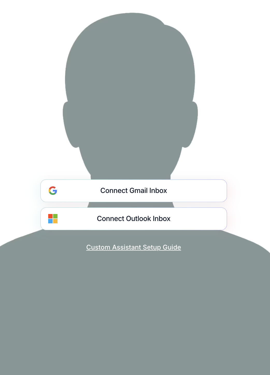 The custom assistant setup interface in the Skej dashboard.