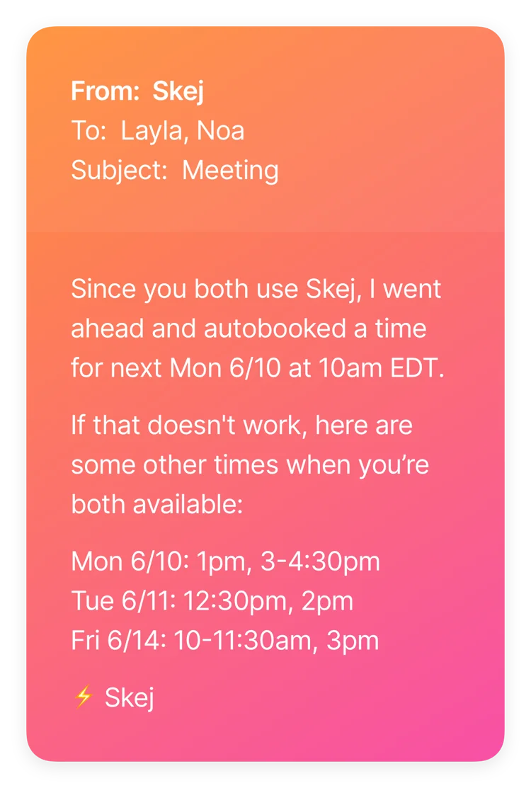 Availability Queries and Calendly Improvements