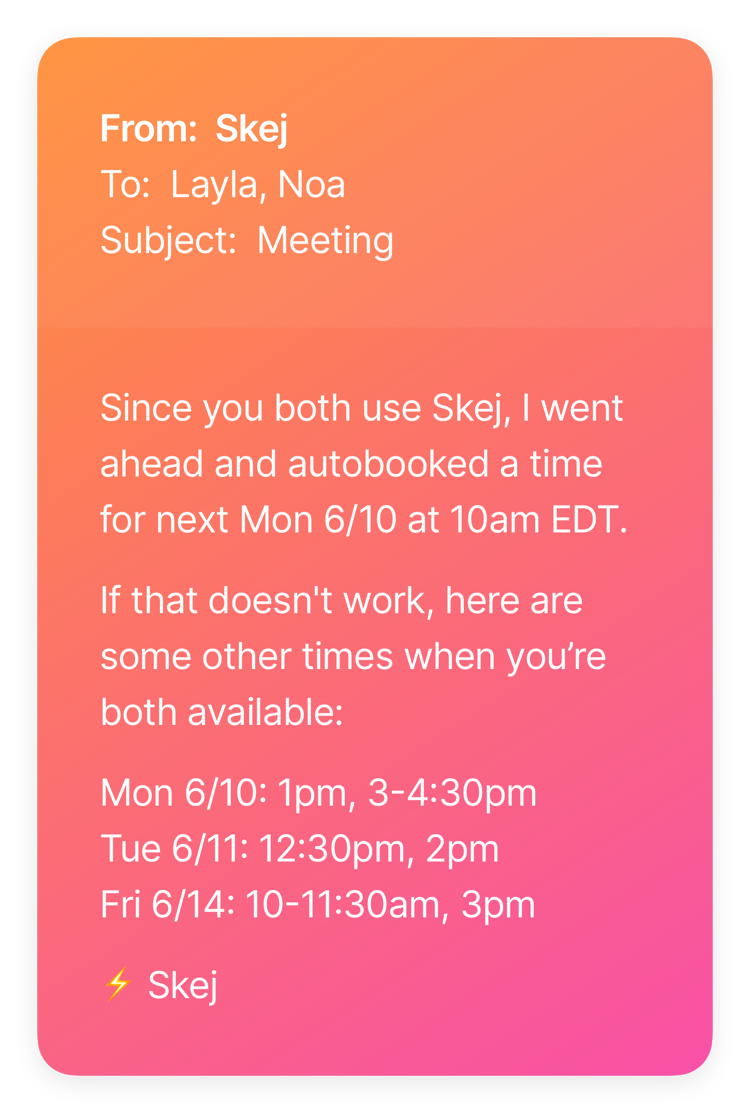 Availability Queries and Calendly Improvements