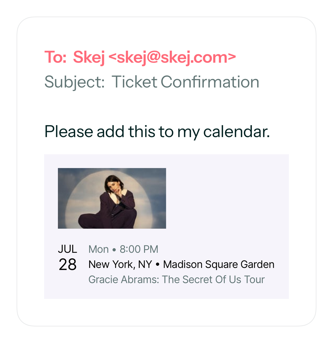 Skej 2.0 Feature Highlight #2: Screenshots of Events